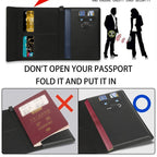 Anti-theft Swiping Stylish And Versatile Large Capacity Passport Case