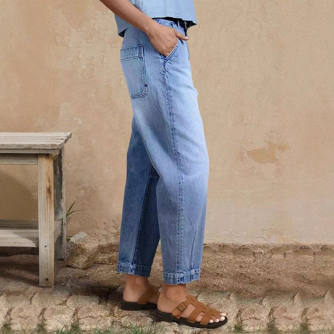 Casual Fashion Loose Jeans Trousers