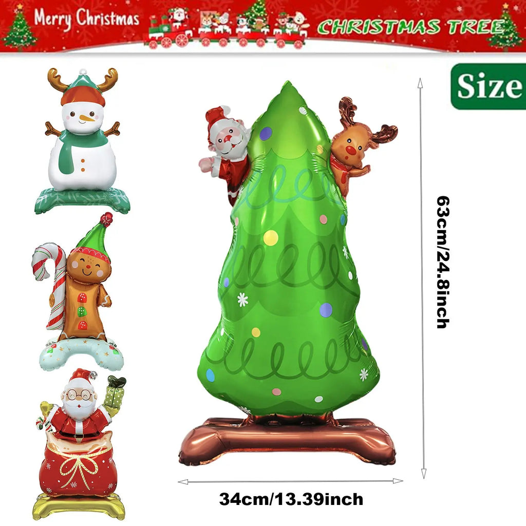 Christmas Standing Aluminum Foil Balloon - The Premium