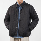 Men's Thickened Winter Warm Diamond Lattice Cotton-padded Jacket