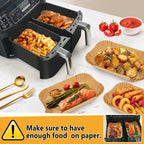 125 Pieces Of Air Fryer Baking Paper