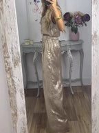 Women's Vest And High-waisted Pants Casual Two-piece Set