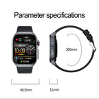 Smart Watch Women Men 2.0 Display - Waterproof Fitness Tracker With Bluetooth Call Answer, 24 -7 Heart Rate Sleep Monitor, Pedometer Fashion Gift For Her