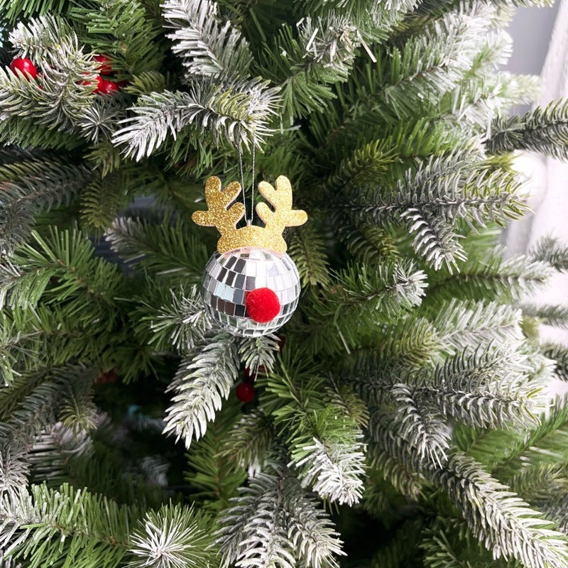 5PCS Christmas Mirror Disco Ball Decoration