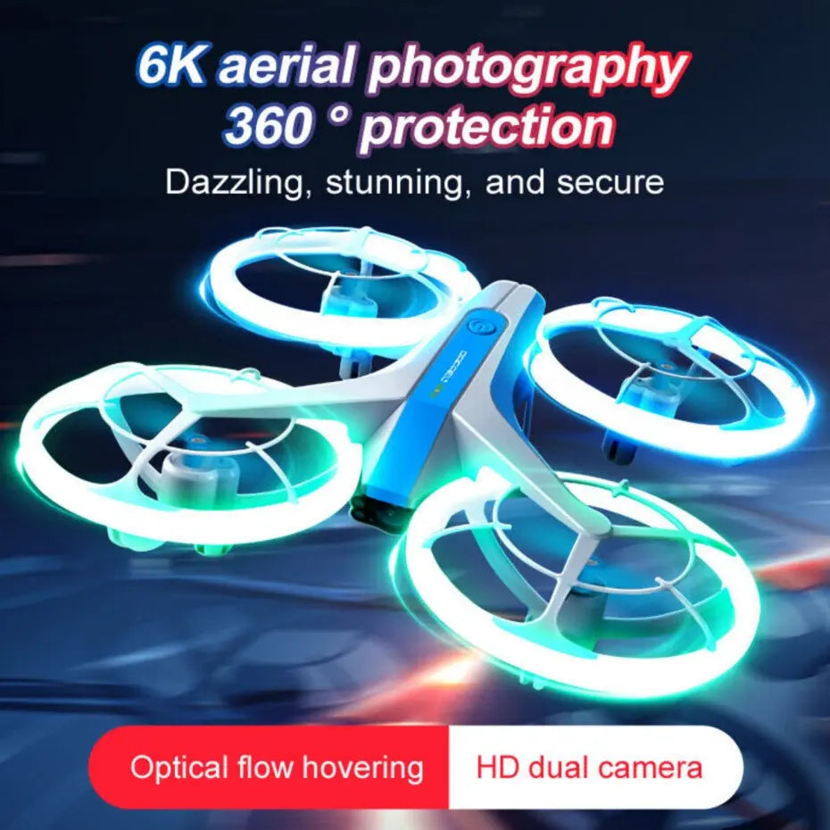 4DRC V33 RC Drone WIFI FPV 6K HD Dual Camera Selfie Quadcopter 360  Rolling Toy - The Premium