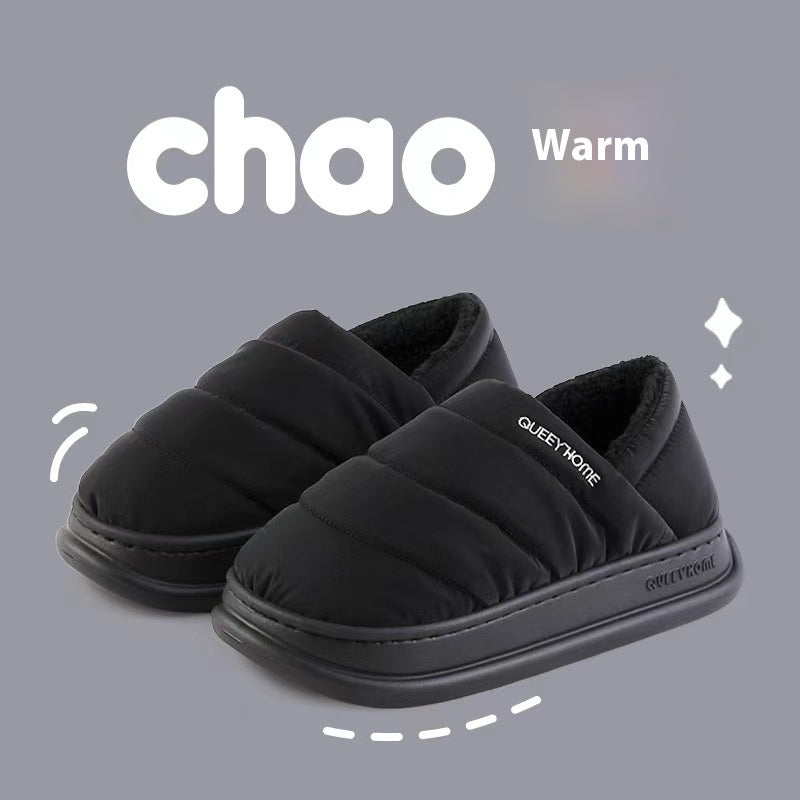 Men's Winter New Waterproof Interior Home Cotton Slippers
