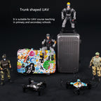 New Luggage Box Storage Box Folding Mini UAV Aerial Photography Remote Control Four Axis Children's Toys Drone