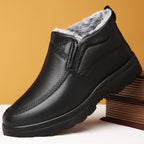 Winter Middle-aged And Elderly Thickened Non-slip Waterproof Fleece-lined Cotton Shoes