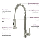 Single-Handle Pull-Down Sprayer Kitchen Faucet In Chrome,Non-EBAY Certified Warehouse,Non-EBAY Certified Warehouse