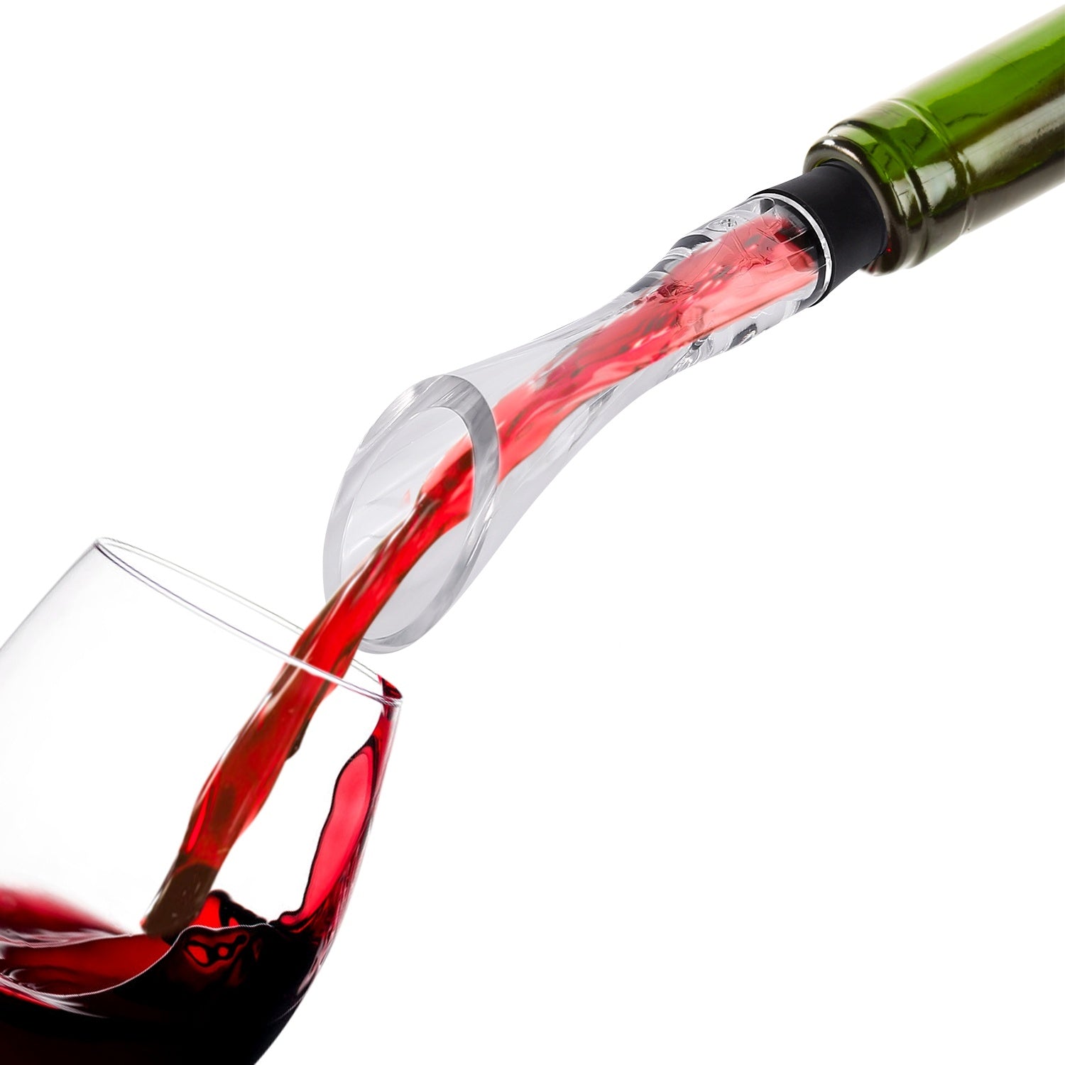 1Pc Wine Aerator Pourer Spout Decanter Spout Attachable In-Bottle Wine Drip Stopper