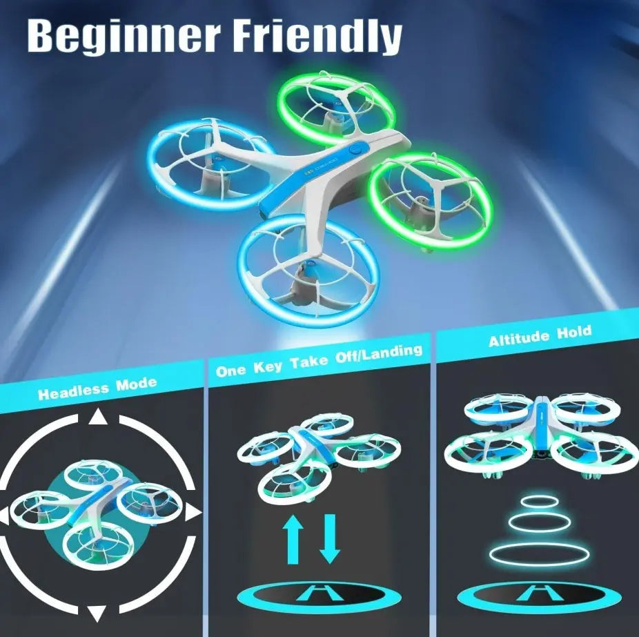 4DRC V33 RC Drone WIFI FPV 6K HD Dual Camera Selfie Quadcopter 360  Rolling Toy - The Premium