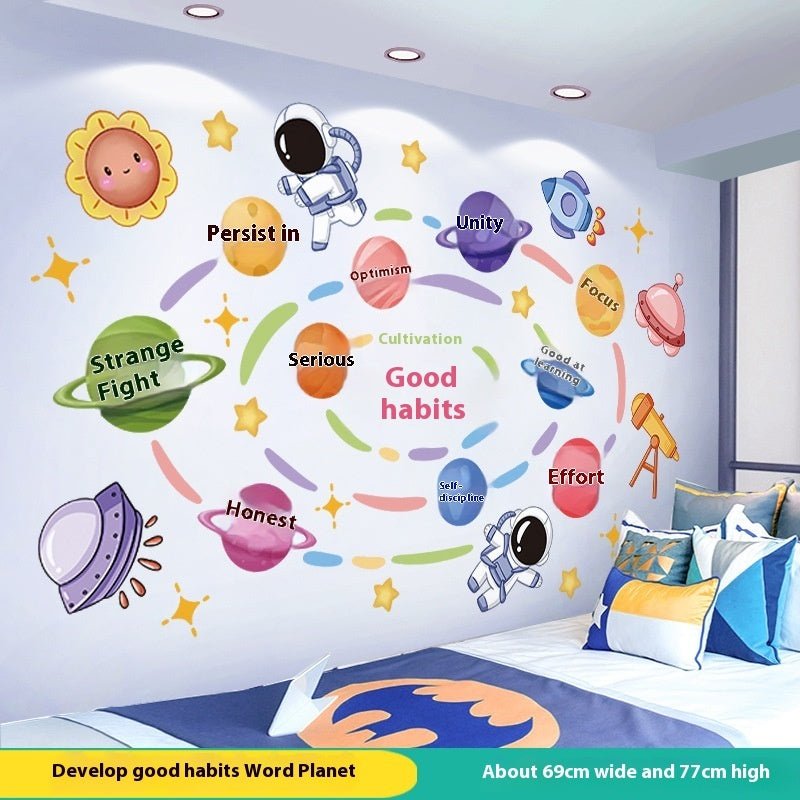 Spaceman Astronaut Wall Decorations Stickers