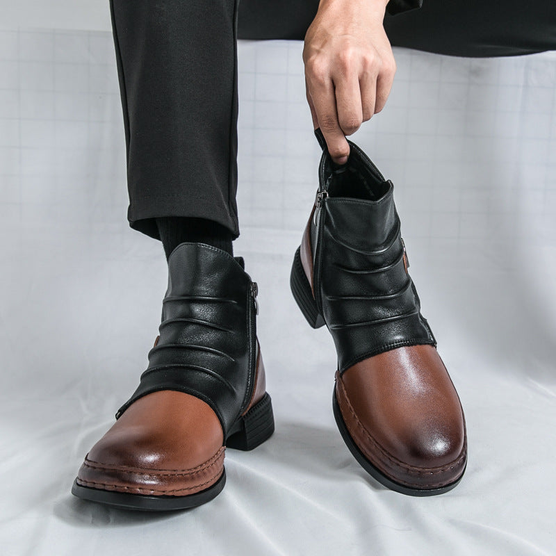 Men's Fashion British Style Martin Booties