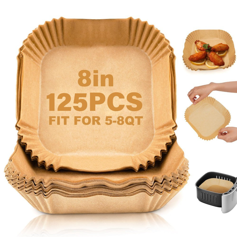 125 Pieces Of Air Fryer Baking Paper