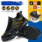 PU Leather Labor Protection Shoes With Anti-smashing Function