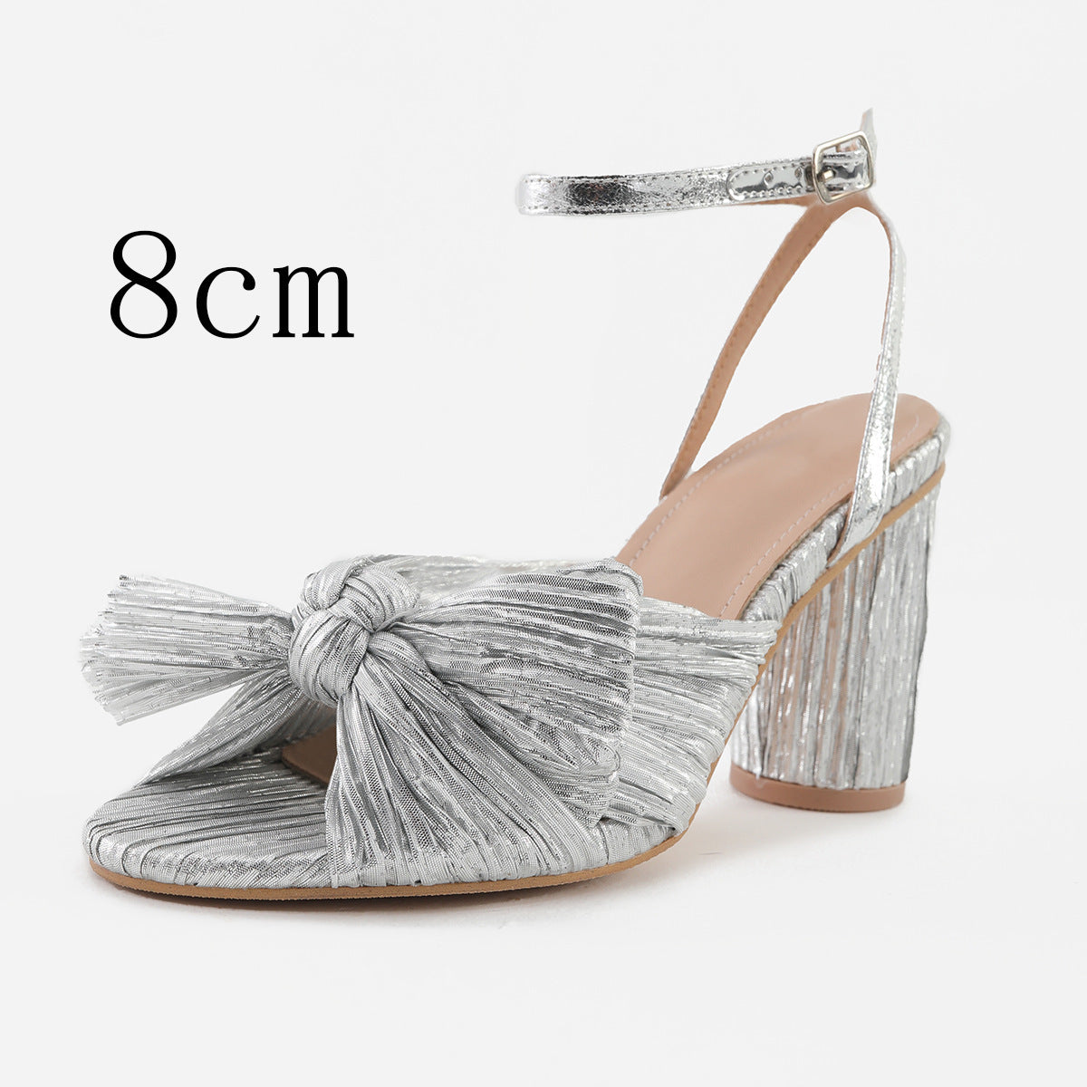 Fashion Sandals Thick Heel Bowknot