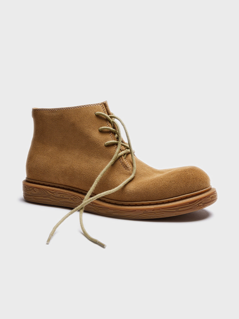 Imported Waterproof Suede Cowhide Desert Boots Men's Outdoor Worker