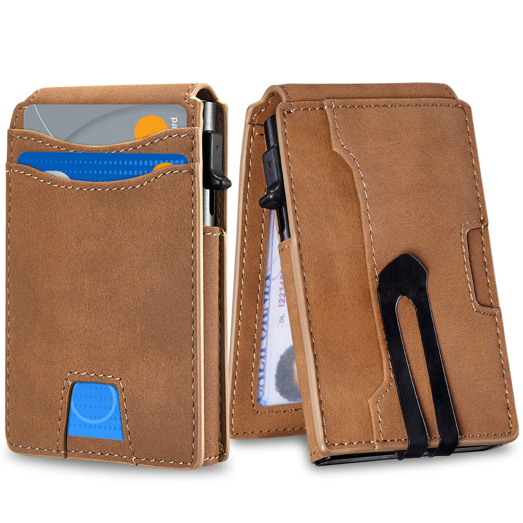 Men's High-grade Simple Flip Card Holder