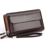 Pure Color Kangaroo Men's Business Casual Clutch