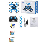 Remote control mini quadcopter with protective ring remote control drone anti-fall remote control aircraft children's toy