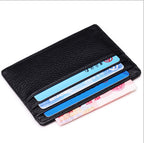 Men's And Women's Multi-Card Position Leather Small Card Holder For Men