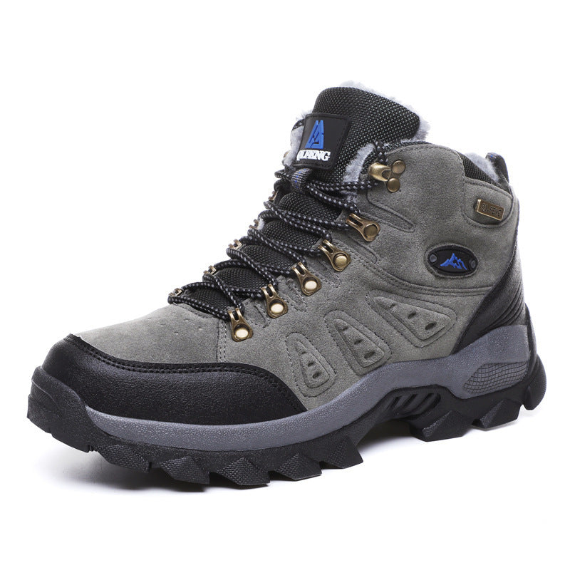 Outdoor High-top Hiking Shoes Waterproof Hiking