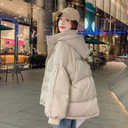 Korean Style Loose Autumn Winter Coat Cotton-padded Jacket