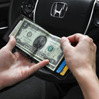 Leather driver's license card holder