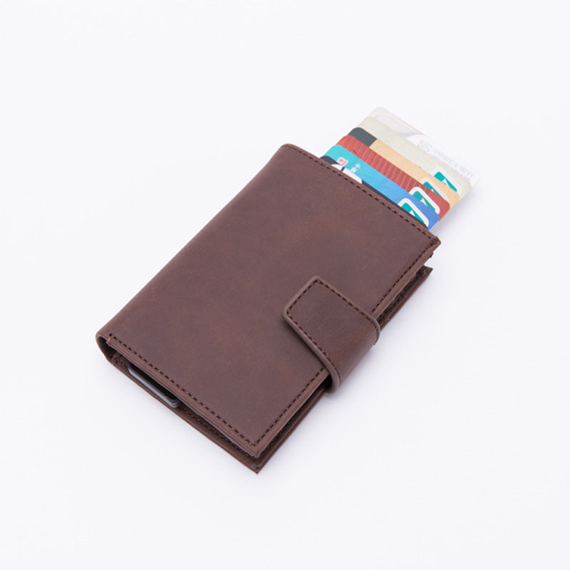 Metal aluminum box card package automatic card type