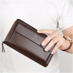 Pure Color Kangaroo Men's Business Casual Clutch