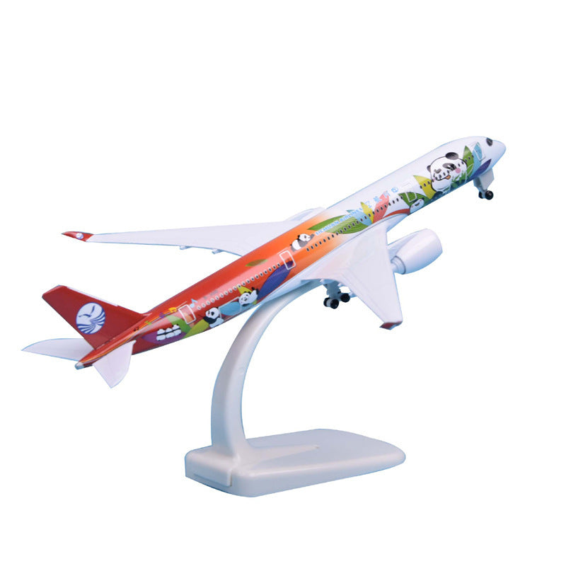 Sichuan Airlines Airbus Panda Model Decoration Gift