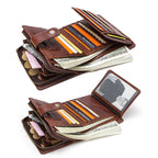 RFID cowhide multifunctional men's wallet