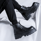 Black Working Wear Motorcycle Boots