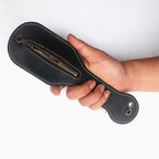 The first layer of leather coin purse