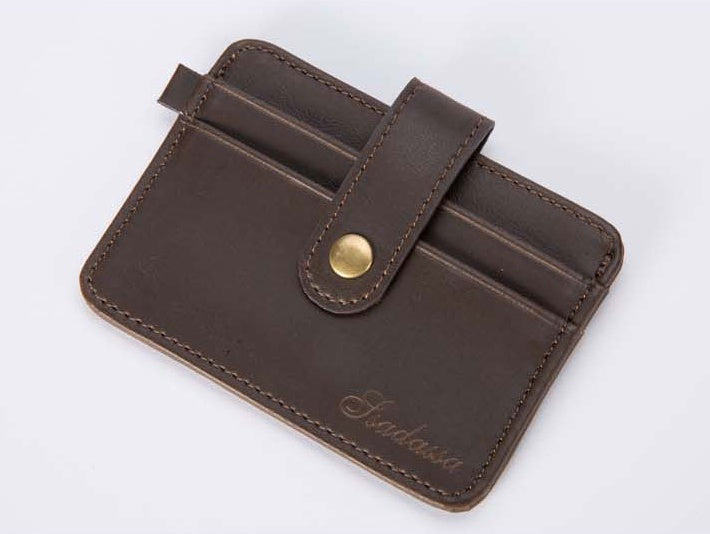 Pu leisure card package light portable with clutch bag wallet card package