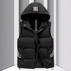 Men's Coat Hooded Thickened Warm Waistcoat Cotton Vest
