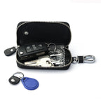 Large capacity zipper key case