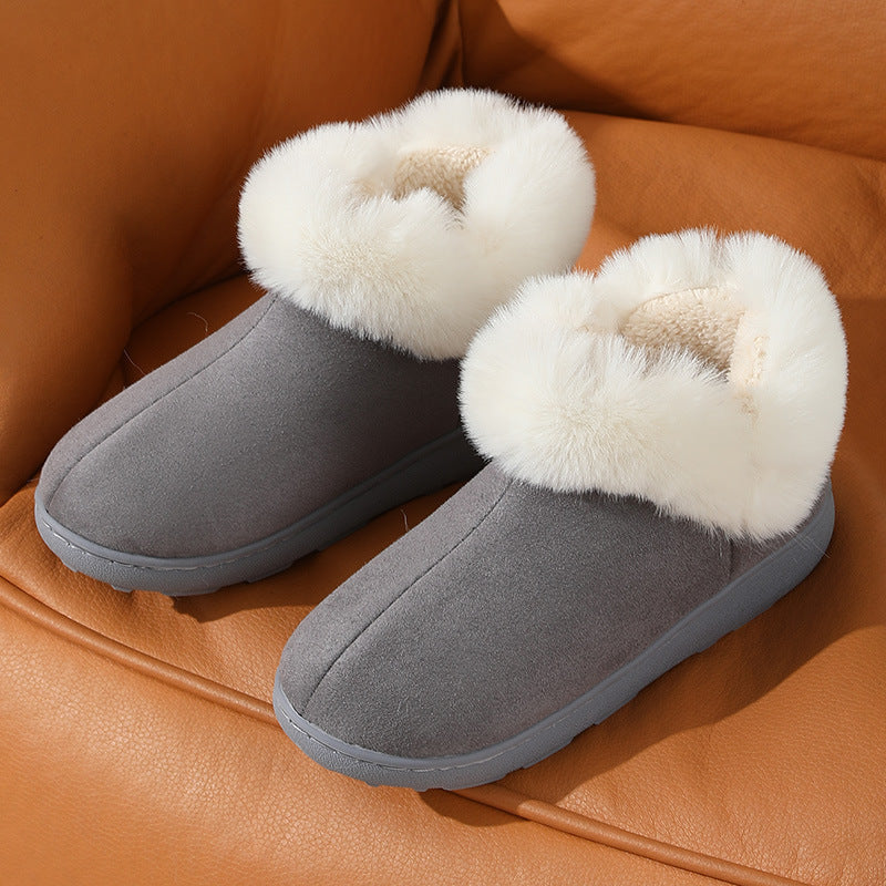 New Bag Heel Winter Home Indoor Platform Warm Couples Cotton Shoes