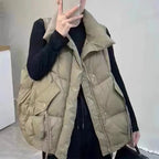 Duck Down Sleeveless High-grade Down Vest