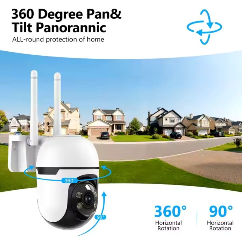 WESECUU 3MP PTZ Mini Wifi CCTV Camera