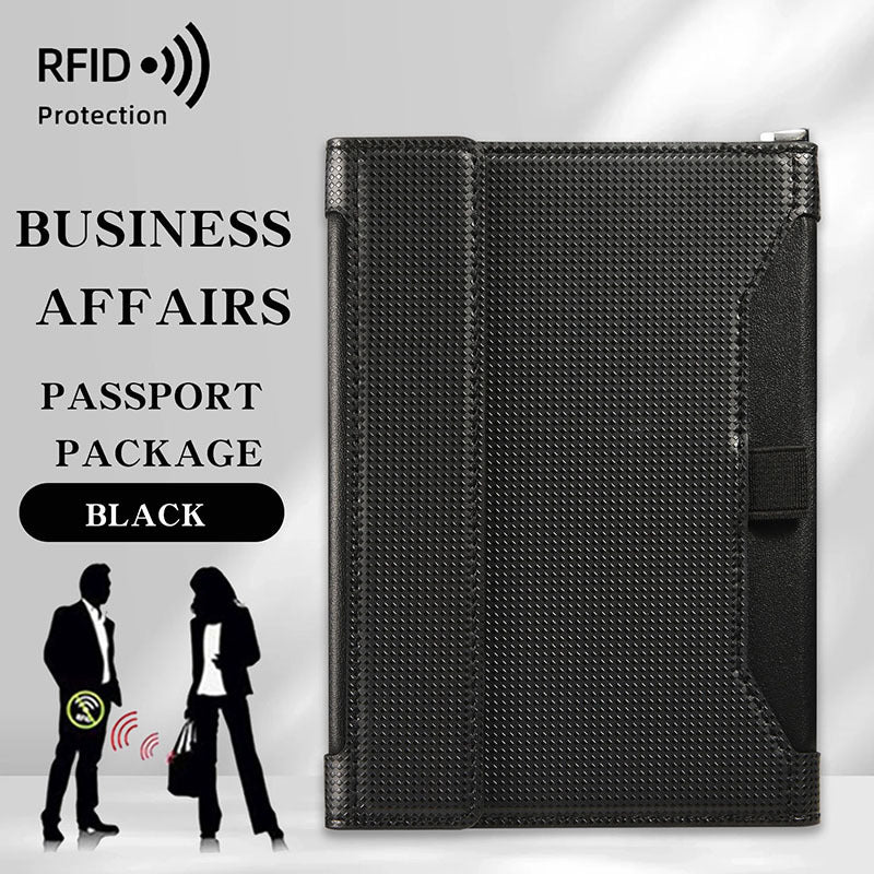 Anti-theft Swiping Stylish And Versatile Large Capacity Passport Case