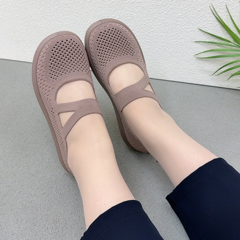 Fabric Women's Flat Casual Sports Flats