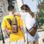 Retro Multifunctional Breast Bag Is Slim And Simple