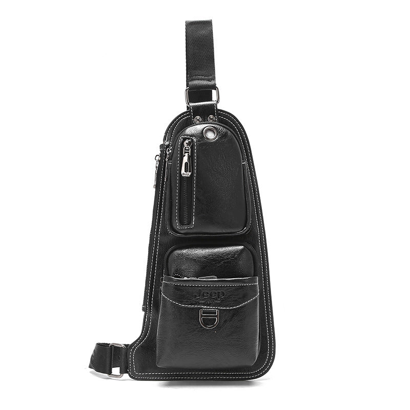 Retro Multifunctional Breast Bag Is Slim And Simple