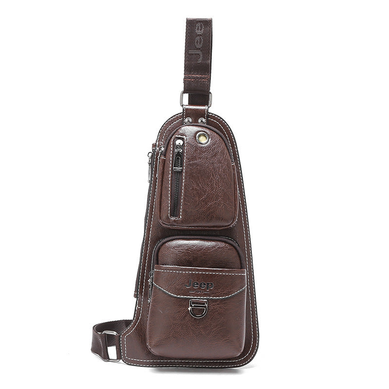 Retro Multifunctional Breast Bag Is Slim And Simple