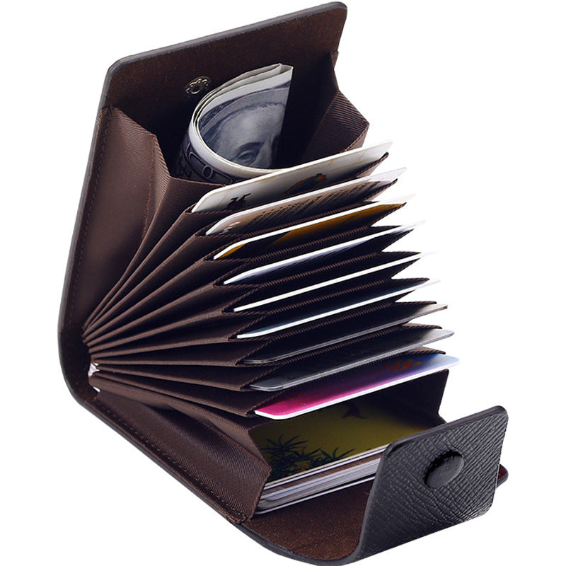 Small Organ Card Holder Male Large-Capacity Multi-Card Holder Student Campus Multi-Function Bank Card Holder Bank Card Holder