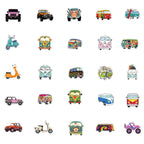 Hip-Hop Style Outdoor Bus Bike Graffiti Stickers Luggage Laptop Waterproof Without Leaving Glue Stickers