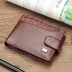 Creative European And American Men's Wallet Horizontal Casual Buckle US Dollar Bag