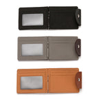 Creative Men'S Wallet Korean Style Flip Buckle Zipper Coin Purse Us Gold Clip Card Holder Card Holder