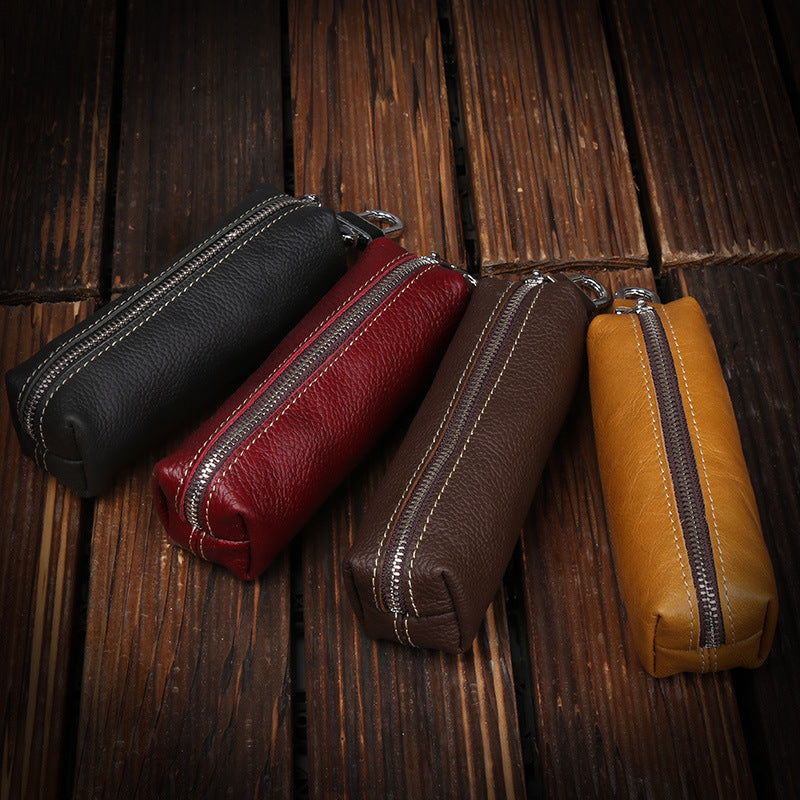 First Layer Cowhide Leisure Car Key Case, Personalized Key Case, One Drop Shipping